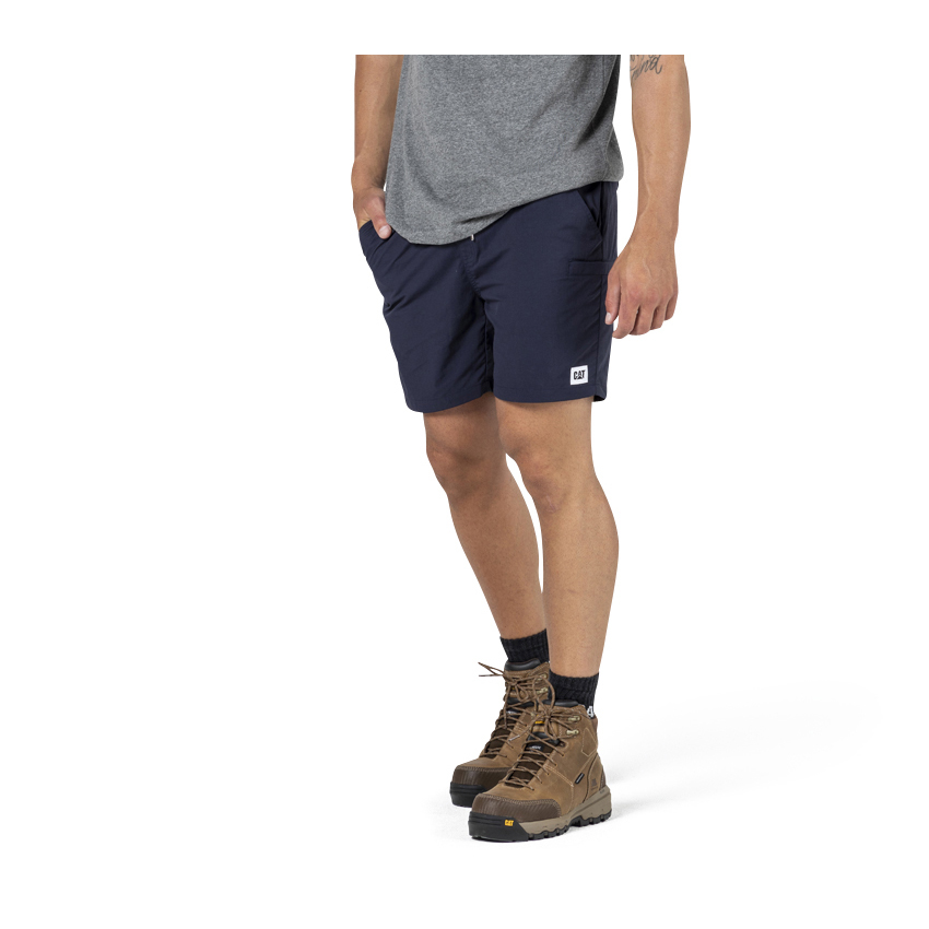 Men's Caterpillar Nylon Shorts Navy Ireland PXBH80376